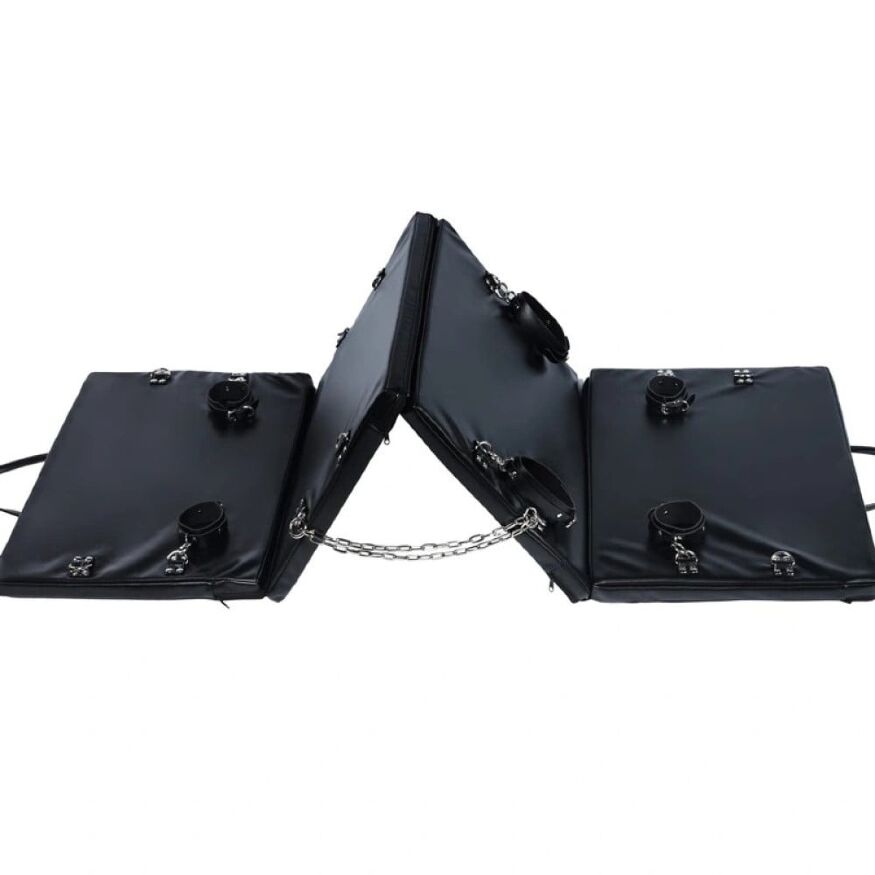 Доска для бондажа Roomfun Bondage Board (наручники+манжеты на лодыжки+оковы на ноги+ремни) черная