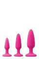Набор анальных пробок COLOURS PLEASURES TRAINER KIT PINK      