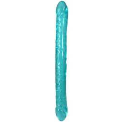 Фаллоимитатор двусторонний Doc Johnson Crystal Jellies Double Dong