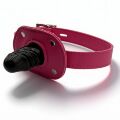 Кляп із фалоімітатором DS Fetish на регульованому ремінці, рожевий