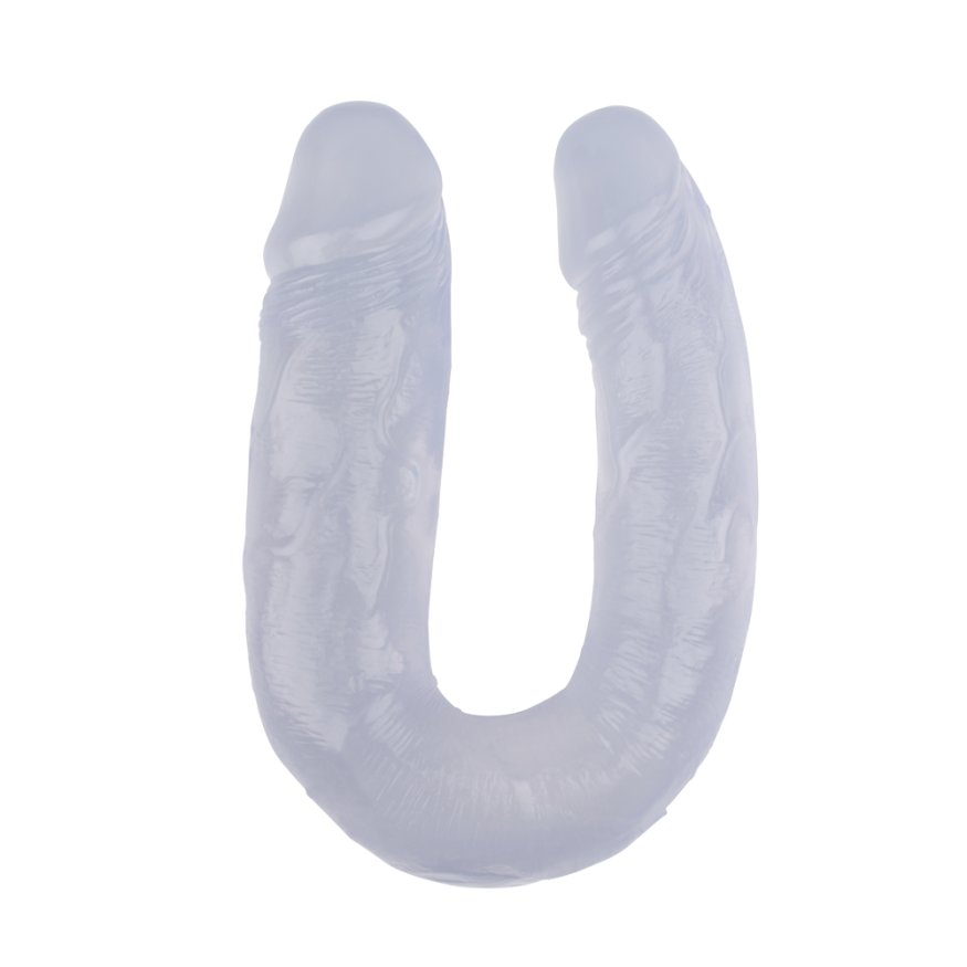 Фаллоимитатор двойной Chisa Hi-Rubber 14 Clear