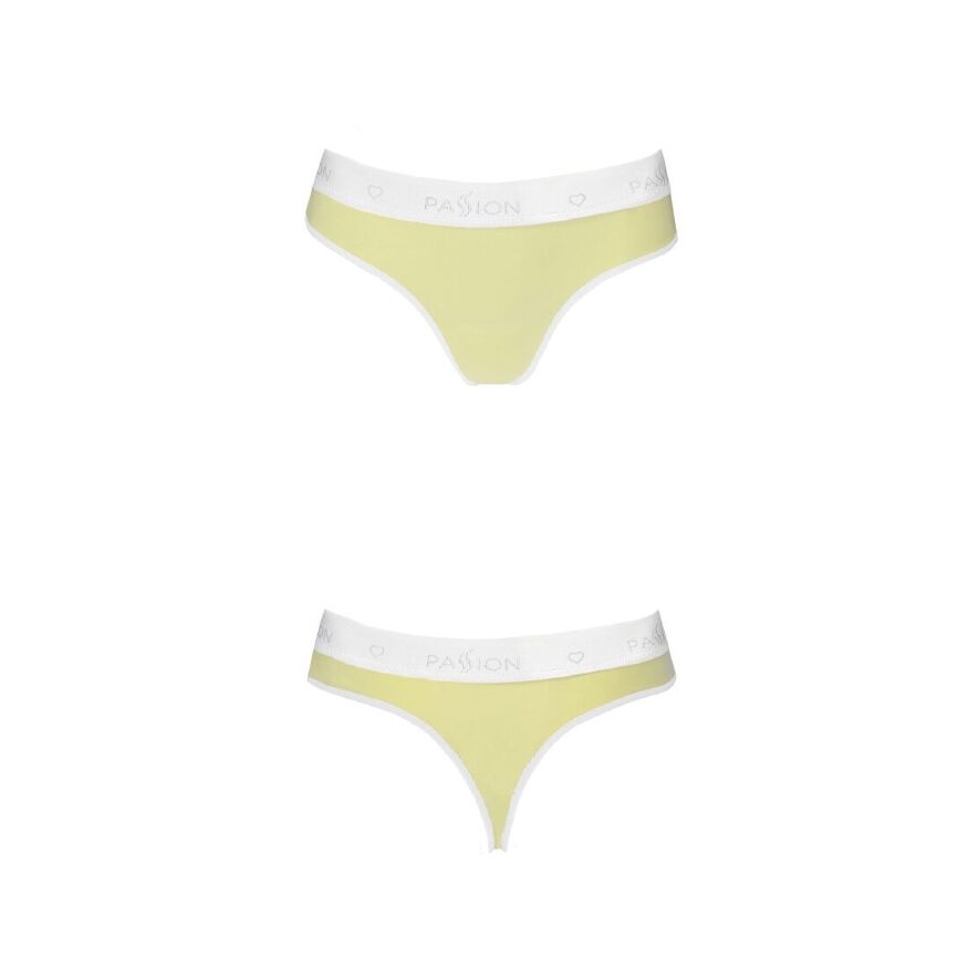 Спортивные трусики-стринги PS007 PANTIES yellow M - Passio