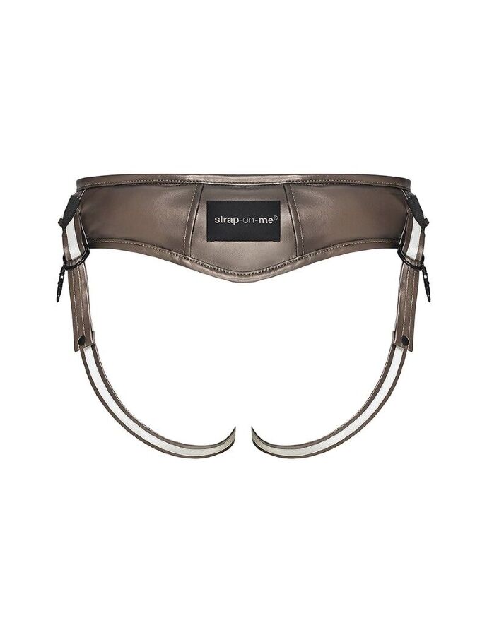 Трусы для страпона Strap-On-Me Leatherette HARNESS DESIROUS (мятая упаковка)
