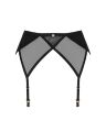 Пояс для чулок Obsessive Nesari garter belt, черный, XS/S