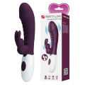 Вибратор - Pretty Love Naughty Bunny Vibrator Dark Purple