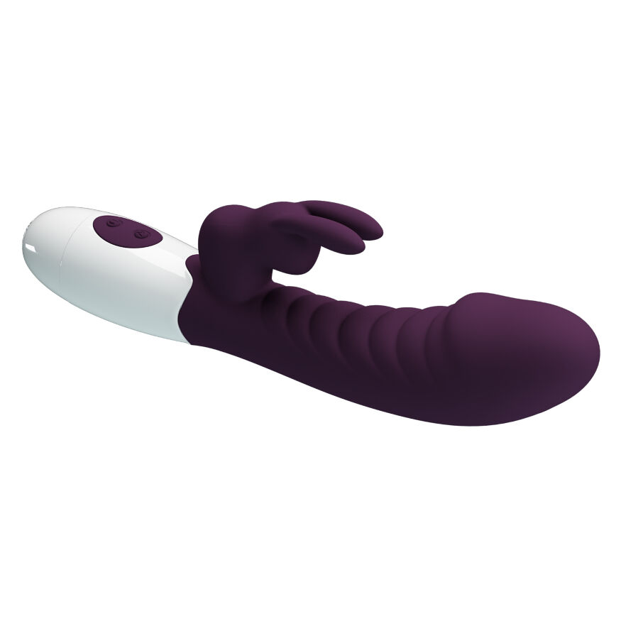 Вибратор - Pretty Love Naughty Bunny Vibrator Dark Purple