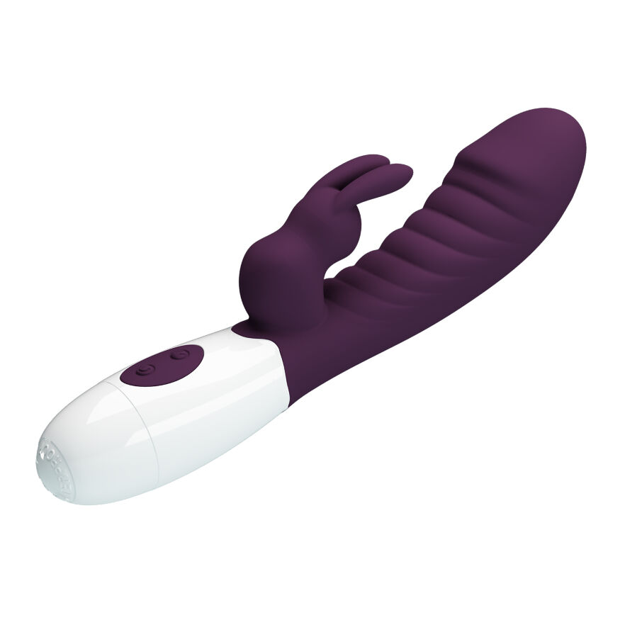 Вибратор - Pretty Love Naughty Bunny Vibrator Dark Purple