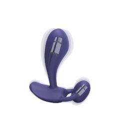 Вибромассажер Love To Love WITTY - MIDNIGHT INDIGO, универсальный, точки G + P, пульт ДУ