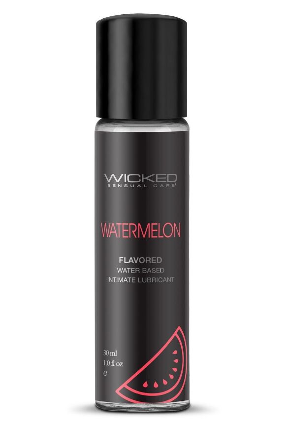 Їстівний лубрикант Wicked Aqua Watermelon Flavored зі смаком кавуна, 30 мл