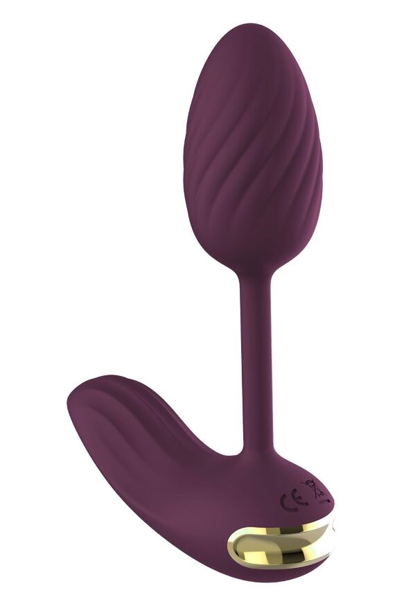 Віброяйце гнучке з пультом керування Dream Toys Essentials, фіолетовий