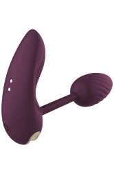 Виброяйцо гибкое с пультом управления Dream Toys Essentials, фиолетовый