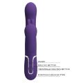 Вибромассажер с анальным и клиторальным стимулятором Pretty Love - Cammy Dark Purple Twinkled Tenderness, BW-500036-2