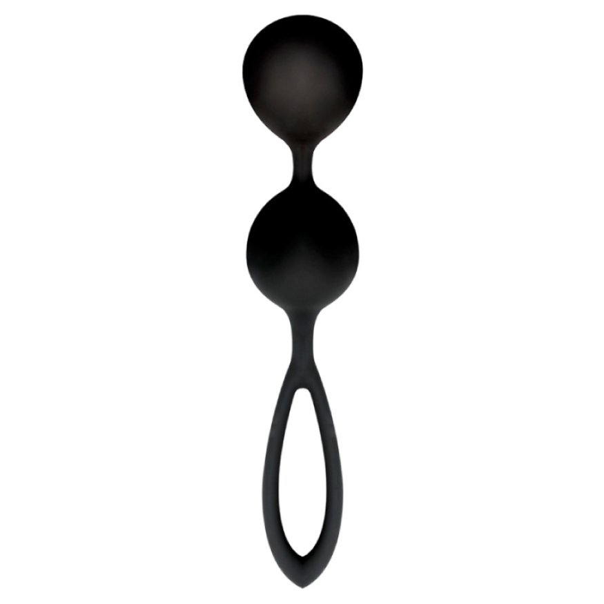 Вагінальні кульки Toyz4Lovers Blackberries Pussy, чорні, 17 × 3 см