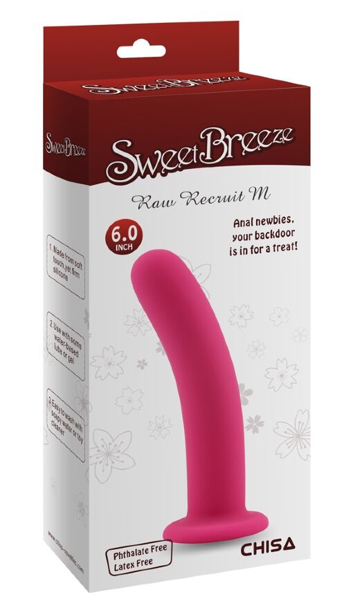 Тонкий дилдо для страпона - Sweet Breeze Raw Recruit M Pink