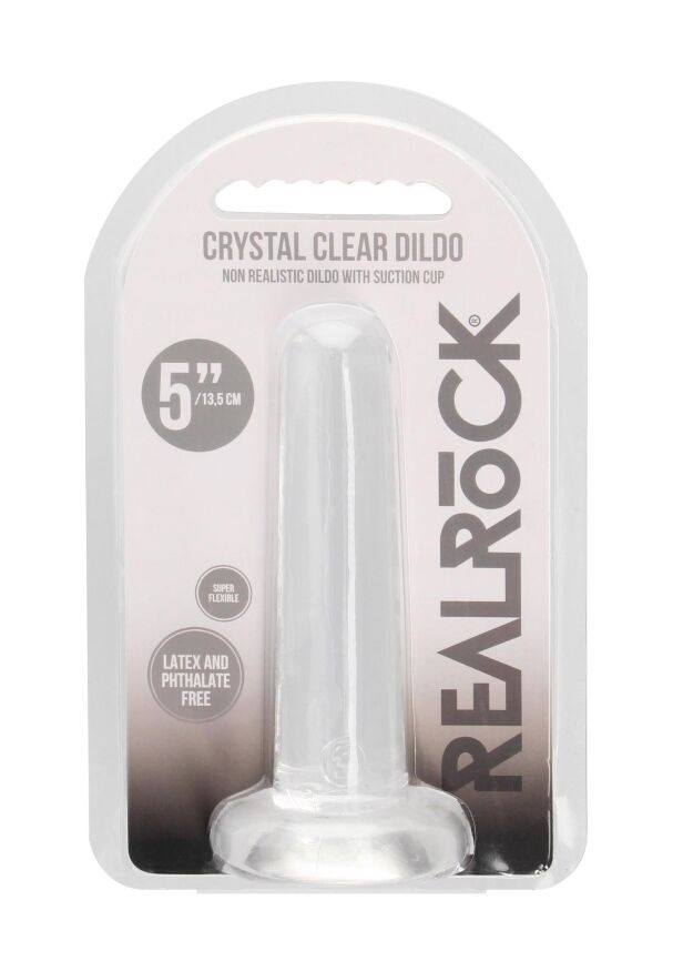 Фаллоимитатор прозрачный - Non Realistic Dildo with Suction Cup 5,3'/13,5 см