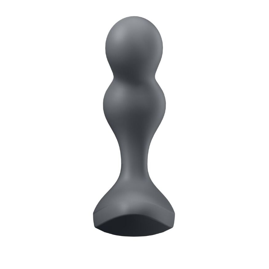 Виброанальная смарт пробка Satisfyer Connect Deep Diver серый