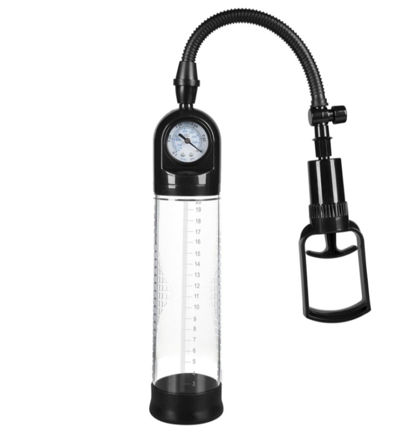 Вакуумна помпа з манометром - Powerpump MASTER - Black&amp;Clear