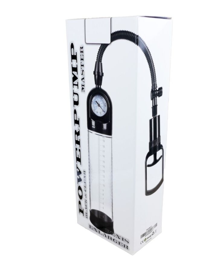 Вакуумна помпа з манометром - Powerpump MASTER - Black&amp;Clear