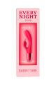 Вибратор-кролик с горизонтальными движениями Every Night Toys для точки G, красный