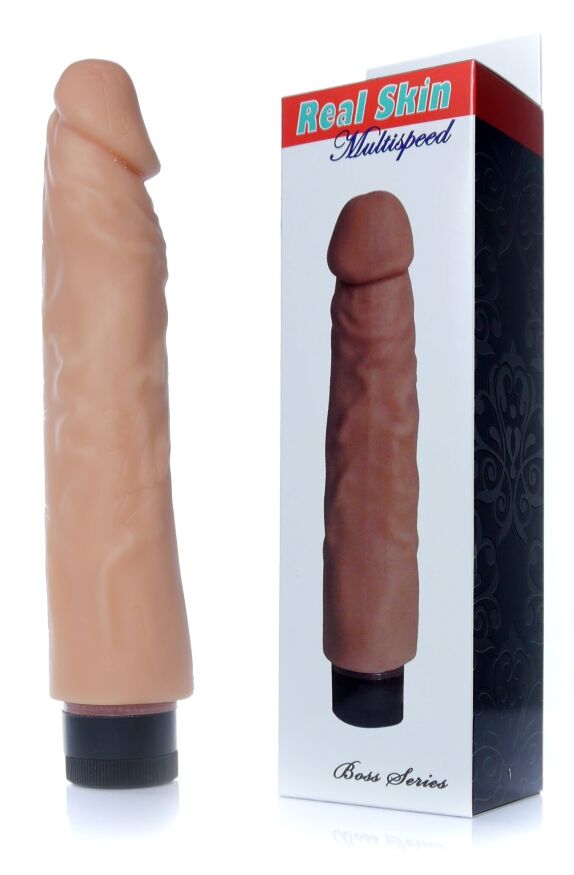 Вибратор Boss Series - Real Skin Flash, ( длина 23 см, диаметр 4 см ) BS6700067