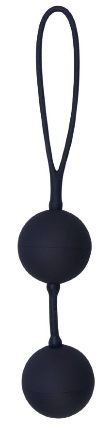 Вагінальні кульки зі зміщеним центром ваги Black Velvets Balls Silicone