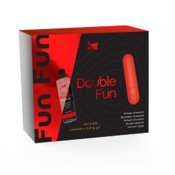 Набір віброкуля і лубрікант INTT DOUBLE FUN