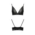 Эластичный топ с кружевом PS001 TOP black S - Passion