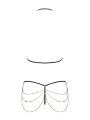Комплект Obsessive Redella 2-pcs set black L/XL