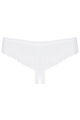 Женские стринги - Obsessive Alabastra Crotchless Thong White S/M