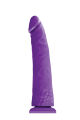 Фаллоимитатор силикон NS Novelties COLOURS PLEASURES THIN 8INCH PURPLE