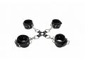 Фиксаторы Leather Hand And Legcuffs - Black