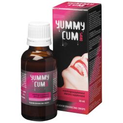 Спеціальні краплі для покращення смаку та кількості сперми - Yummy Cum Drops, 30 мл