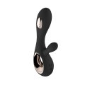 Вибратор-кролик с качающимся вагинальным кончиком LELO Soraya Wave Black