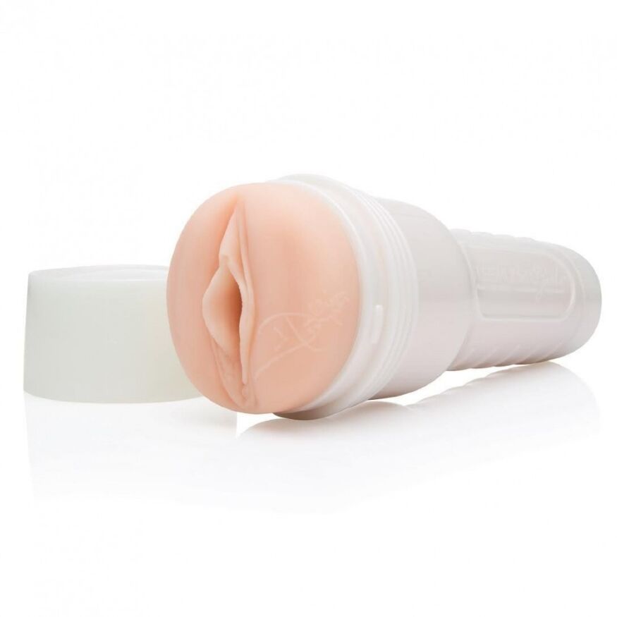 Мастурбатор вагина в колбе, киберкожа, Fleshlight Dillion Harper, бежевый