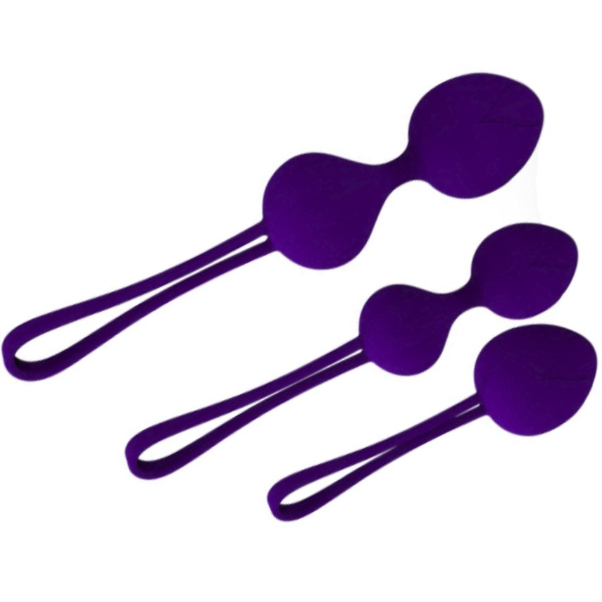 Набор вагинальных шариков Dark Purple Trio темно-фолетовый