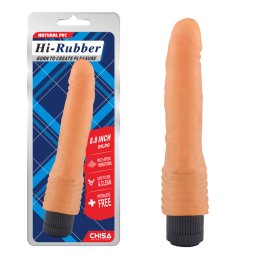 Вибратор бежевый Chisa Hi-Rubber 8,8 Inch Dildo