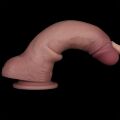 Искусственный член с подвижной кожей - LoveToy Sliding Skin Pro II Dual Layer Silicone Dong 8.5" Flesh