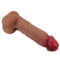 Жіночий страпон Pretty Love - Wells 6.3" Silicone Dildo with Harness Briefs, BW-022075