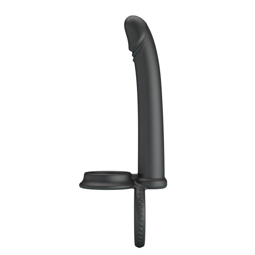 Силиконовая насадка для двойного проникновения Moses, Silicone, waterproof