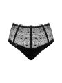 Високі трусики-стрінги Obsessive Sharlotte panties black XXL