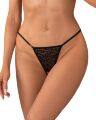 Набор трусиков с доступом Obsessive Bianca 2-pack crotchless thong L/XL