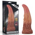 Фаллоимитатор в форме языка - Dual-Layered Silicone Tongue 10" Brown