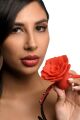 Силіконовий кляп з трояндою Master Series: Blossom Silicone Rose Gag  -  Red