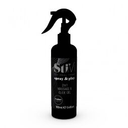 Лубрикант и массажный гель HOT StiVi Spray&Play 2в1, 100 мл