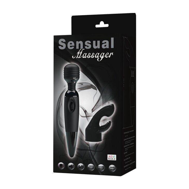 Вибромассажер SENSUAL MASSAGER со сменной насадкой BW-055011