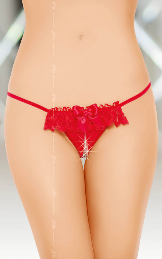 Женские стринги - String 2349, red - XL