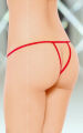 Женские стринги - String 2349, red - XL