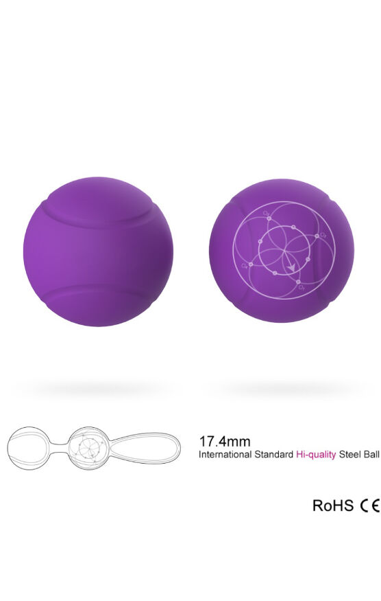 Набор вагинальных шариков Pleasure Violet 