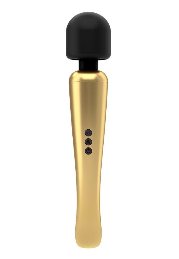 Мощный вибромассажер Dorcel MEGAWAND Gold (мятая упаковка)