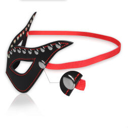 Ефектна маска на очі  Bondage Fetish Crafted Masquerade Mask